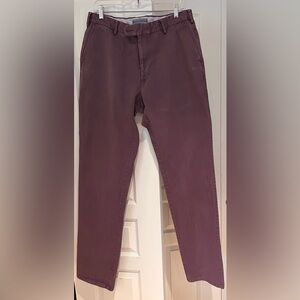 Men's Peter Milar Purple Pants